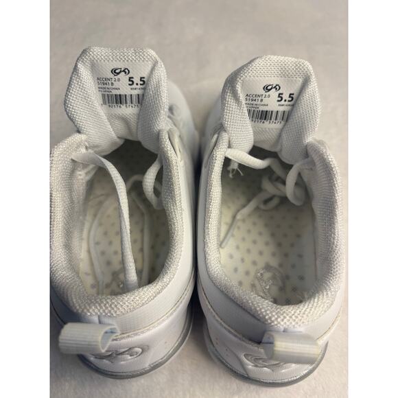 GK Kid’s Size 5.5 White Accent 2.0 Cheer Shoes NWOB - Picture 5 of 5